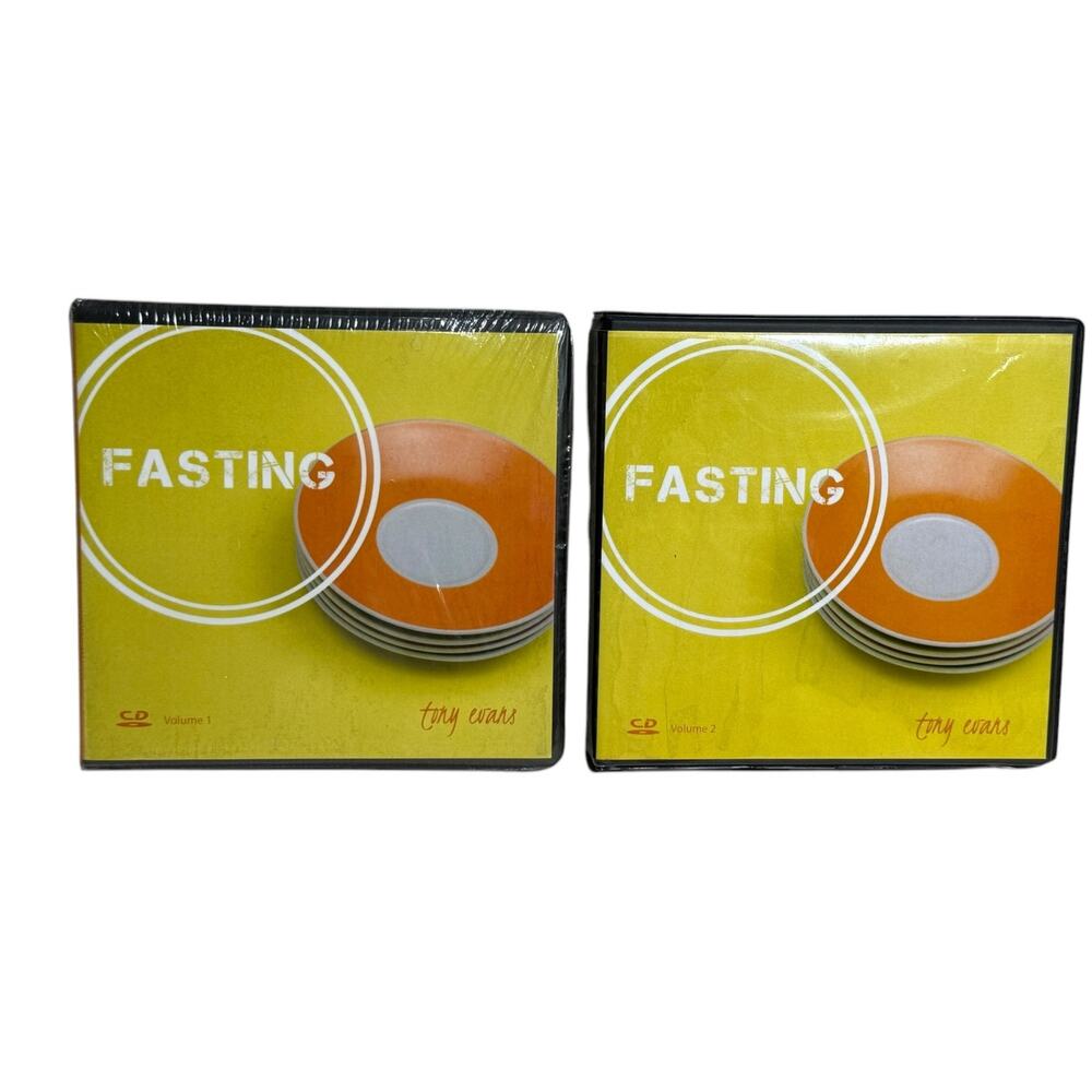 Fasting By Dr. Tony Evans Audiobook CDs Volume 1 & 2 Spiritual Biblical Teaching